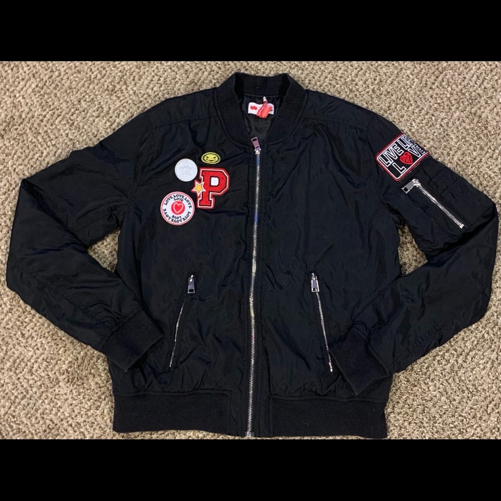 Poof! Women’s Bomber Jacket Size Small
